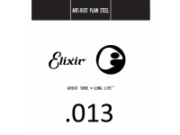 Cordas individuais para guitarra Elixir .013 Plain Steel 