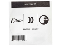 Cordas individuais para guitarra elétrica Elixir .010 Plain Steel 