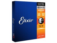 Jogo de cordas .010 Elixir Jogo de Cordas 010 Guitarra Elétrica 010-052 Nanoweb