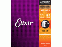 Cordas Western revestidas Elixir Nanoweb Custom Light Phosphor 
