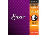 Cordas Western revestidas Elixir Nanoweb Extra Light Phosphor 