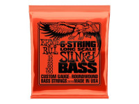 Jogo de cordas para baixo elétrico de 6 cordas Ernie Ball  2838 Slinky