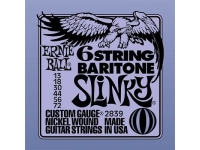 Jogos de cordas para guitarra baritono/Jogo de cordas .013 Ernie Ball 2839 Slinky Baritone 13-72 