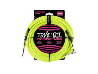  Cabo de Instrumento/Cabo para Instrumento Ernie Ball  Instrument Cable Yellow EB6080 3.05m