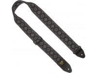 Correia de nylon Ernie Ball  Jacquard Regal Black 