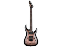  Guitarra elétrica/Guitarras formato ST ESP LTD MH-400 HT QM, See Thru Black Sunburst