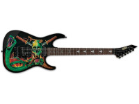  Guitarra elétrica/Guitarras formato ST ESP Skulls & Snakes Signature George Lynch