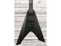 Guitarra elétrica/Guitarras Signature ESP Vulture Black Satin