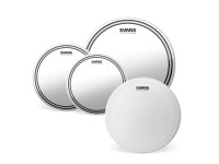Conjuntos completos de peles Evans Clear Tom Pack Fusion 10/12/14 c/ 14 HD Dry Snare Batter Drumhead EC2S