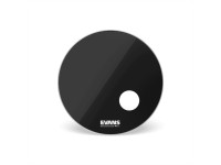 Pele para Bombo 22 Evans  EQ3 Resonant Black Bass Drum Head 22