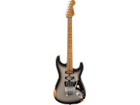  Guitarra elétrica/Guitarras formato ST EVH  Limited Edition Frankenstein Relic Series Maple Fingerboard Silverburst