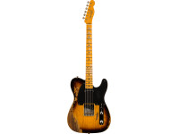  Guitarra elétrica/Guitarras formato T Fender Custom Shop 1952 Telecaster Super Heavy Relic 1-Piece Quartersawn MN Aged 2-Color Sunburst