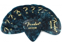 Palhetas para guitarra Fender 351 Shape Premium Celluloid Picks - Medium Ocean Turquoise 12-pack