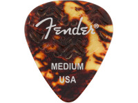 Palhetas para guitarra Fender 351 Shape Tortoise Shell Medium 6 pack