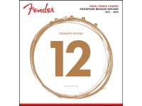 Conjunto de corda para guitarra elétrica/Jogo de cordas .012 Fender 860L PhBronze DuraTone Coated 