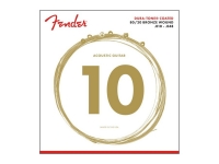 Jogo de cordas .010 Fender 880XL 80/20 Dura-Tone com Revestimento 10-48