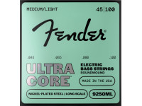 Jogo de 4 Cordas para Baixo Elétrico/Jogo de cordas .045 para baixo elétrico de 4 cordas Fender 9250 Ultracore Bass Strings Nickel Plated Steel Ball End 9250ML Gauges 045-100