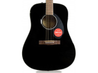 Guitarra Dreadnought/Guitarra Acústica Fender CD-60S Dreadnought WN Black 