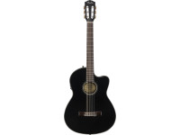 Guitarra Clássica Elétrificada /Guitarras clássicas eletrificadas Fender CN-140SCE Thinline Black With Case