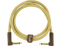 Cabo para Instrumento Fender  Deluxe Series Angle/Angle Tweed 90cm