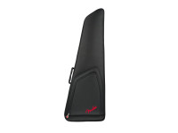 Saco para guitarra elétrica/Saco para Guitarra Eléctrica Fender FEMS-610 Mini Strat Gig Bag Preto