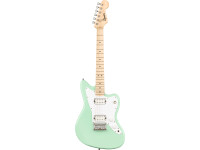 Guitarra elétrica/Outros formatos Fender Mini Jazzmaster HH MN White Pickguard Surf Green