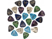 Palhetas/Palhetas para guitarra Fender  Premium Cell Mix Pick Set 24 