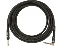 Cabo para Instrumento Fender Professional Series Straight/Angle Black 4.5m