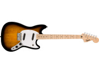 Outros formatos Fender Squier Sonic Mustang Maple Fingerboard White Pickguard 2-Color Sunburst