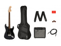 Packs de guitarra  Fender Squier Stratocaster Affinity HSS Charcoal Frost Metallic