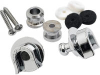 Acessório para correia de guitarra/Acessório para correia de guitarra Fender Strap Locks chrome 