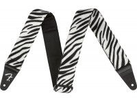 Correia para guitarra Elétrica/Correia de nylon Fender Wild Zebra Print Strap 2” 