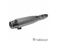 Adaptadores e conversores Ficha Adaptadora XLR 3p Fêmea / Jack 6.35mm Fêmea VELLEMAN