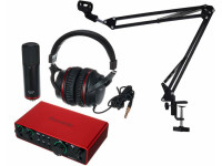 Interface Áudio USB/Interface Áudio USB Focusrite  Scarlett 2i2 Studio 4th Gen Bundle