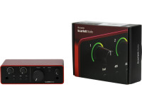 Interface Áudio USB Focusrite Scarlett Solo 4th Gen Interface Áudio PRO USB-C