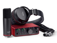 Interface Áudio USB Focusrite  Scarlett Solo Studio 4th Gen.