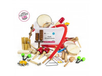 Kit de instrumentos/Instrumento Orff Fuzeau  9241 28 Instrumentos Mala 