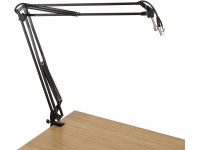 Suporte para microfone Gator Desk-Mounted Broadcast/Podcast Boom FWMICBCBM1000 