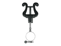 Estante de macha com argola/Estantes de Marcha Gewa  Estante marcha Clariente 730606 preto
