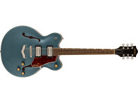 Guitarra Elétrica Double Cut /Guitarras formato Double Cut Gretsch G2622 Strml CB DC com V-stoptail Gunmetal