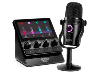 Interface Áudio USB/Interface Áudio USB Hercules DJ Stream Starter Kit Microfone e Controlador para Streaming