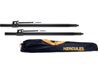 Barra de Espaçamento/Barras de espaçamento para colunas Hercules Stands Adjustable Sub Pole With M20 Hybrid Adaptor 2-Pack SS350BB