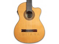 Guitarras clássicas eletrificadas Ibanez GA6CE-AM 