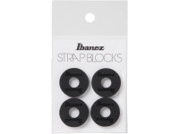 Acessório para correia de guitarra Ibanez  ISB4-BK Strap Blocks (Set of 4, Black)