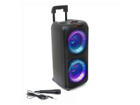 Sistemas Portáteis com Bateria Ibiza  Coluna Amplificada  2X8