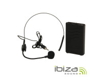 HeadSets com Microfone Ibiza  Microfone para Headset c/ Transmissor PORTUHF-HEAD2