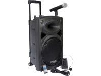 Coluna amplificada/Sistemas Portáteis com Bateria Ibiza PORT12VHF-BT Sistema Portátil a Bateria até 5h 700W