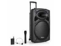 Sistemas Portáteis com Bateria Ibiza PORT15VHF-BT Sistema Portátil a Bateria até 8h 800W BT