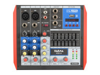 Mesa de Mistura Analógica Karma  4 Canais USB/Bluetooth KM-MXM04 