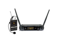 Sistema digital sem fio UHF/Sistema sem fio com microfone de cabeça Karma  Microfone Cabeça s/ Fios + Receptor UHF